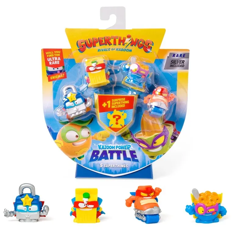 SuperThings, Kazoom Power Battle, zestaw figurek, 5 szt.
