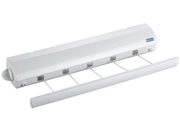 Suszarka na pranie, rozwijana, 5 sznurków do suszenia, szerokość 21m