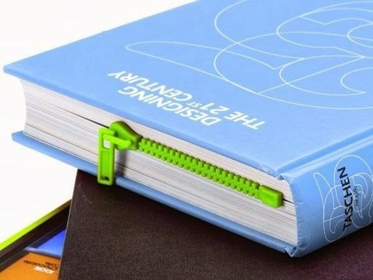 Suwakowa zakładka do książki, zielona