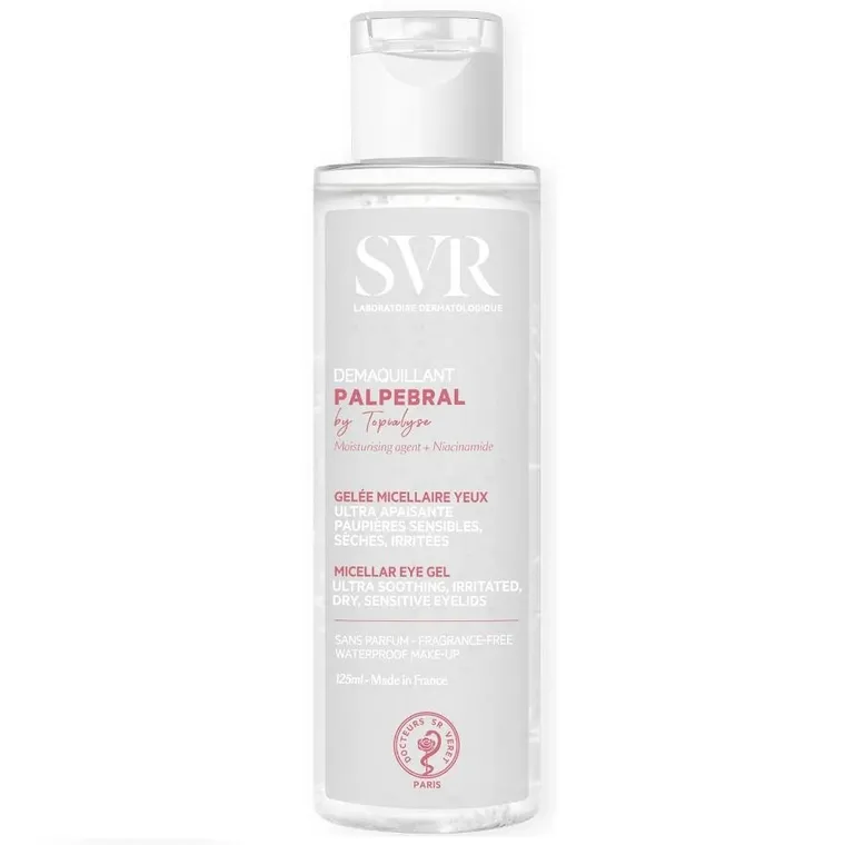 SVR, Palpebral by Topialyse Demaquillant, żel micelarny do wrażliwej i suchej skóry wokół oczu, 125 ml