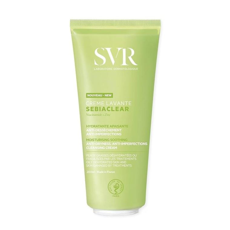 SVR, Sebiaclear Creme Lavante, kojący krem oczyszczający, 200 ml