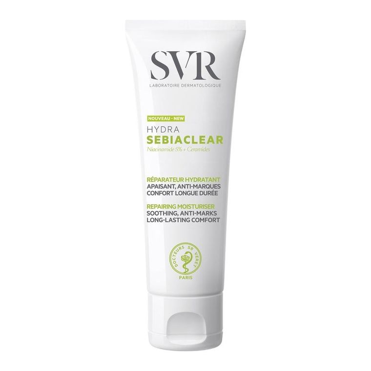 SVR, Sebiaclear Hydra, nawilżający krem o działaniu regenerującym, 40 ml