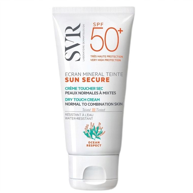 SVR, Sun Secure Ecran Mineral Teinte SPF50+, mineralny krem tonujący, 60g