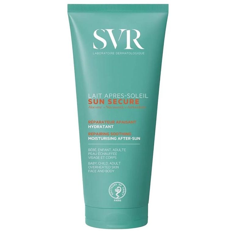 SVR, Sun Secure Lait Apres-Soleil, nawilżające mleczko po opalaniu, 200 ml
