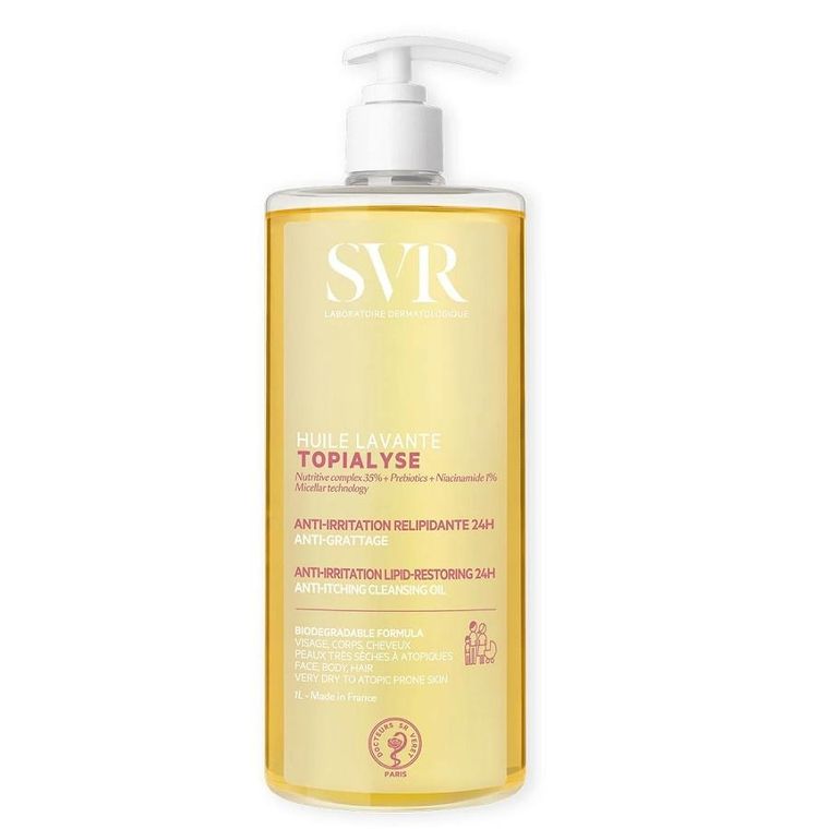 SVR, Topialyse Huile Lavante, olejek do mycia i kąpieli, 1000 ml