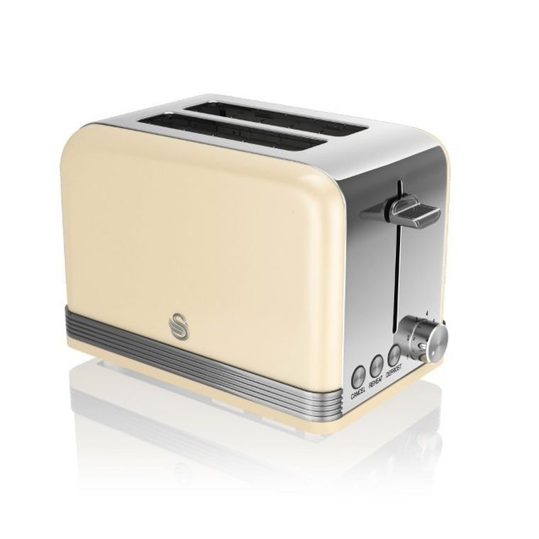 Swan, Retro, toster, kremowy, ST19010CN