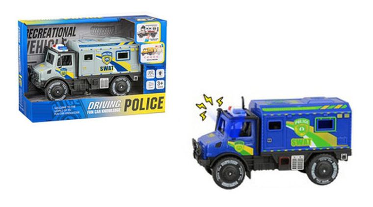 Swede, ciężarówka policyjna, pojazd interaktywny, 1 szt.