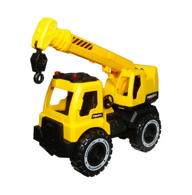 Swede, ciężarówka z dźwigiem, pojazd budowlany