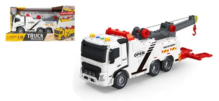 Swede, ciężarówka z holownikiem, pojazd interaktywny