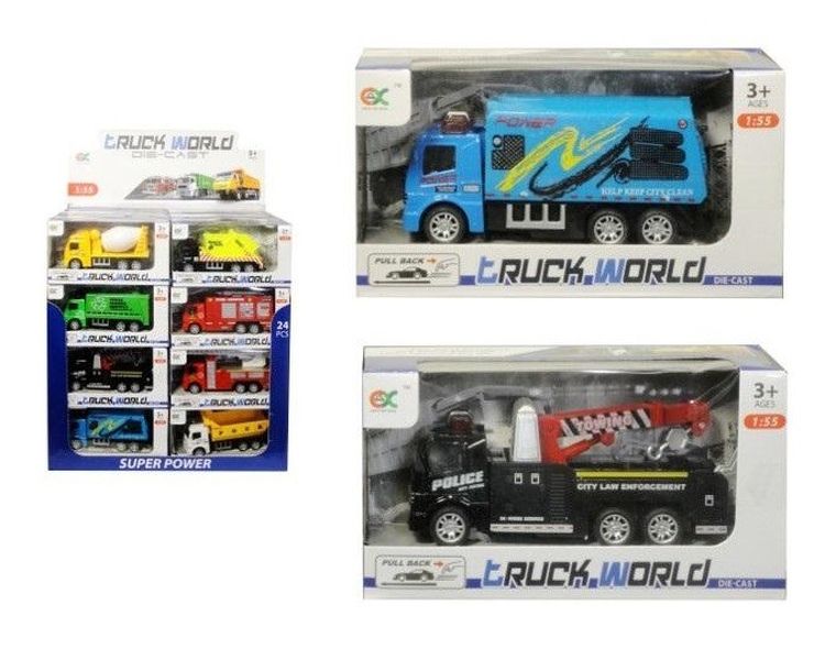 Swede, ciężarówka z napędem, pojazd budowlany, 1:55