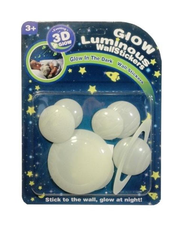 Swede, dekoracje ścienne świecące w ciemności, kosmos