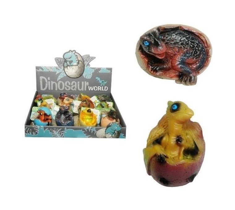 Swede, dinozaur, figurka ze światłem i dźwiękiem, gumowa