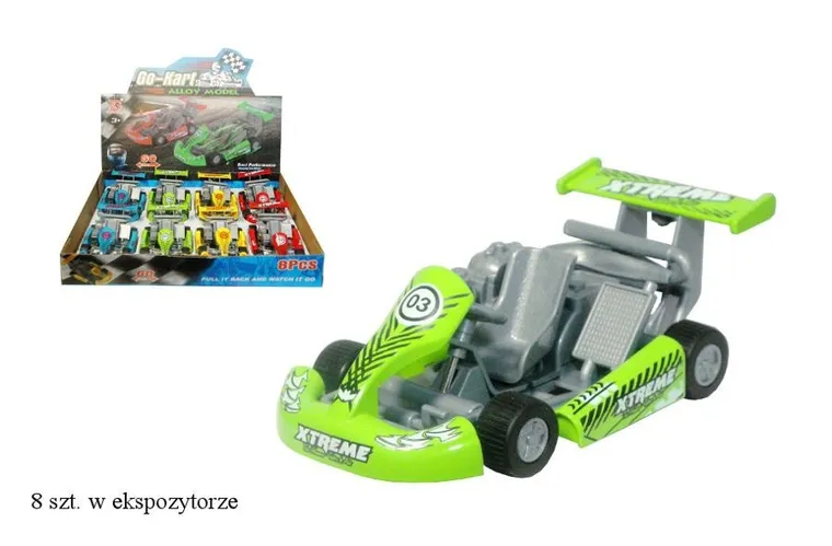 Swede, gokart, pojazd z napędem pull-back