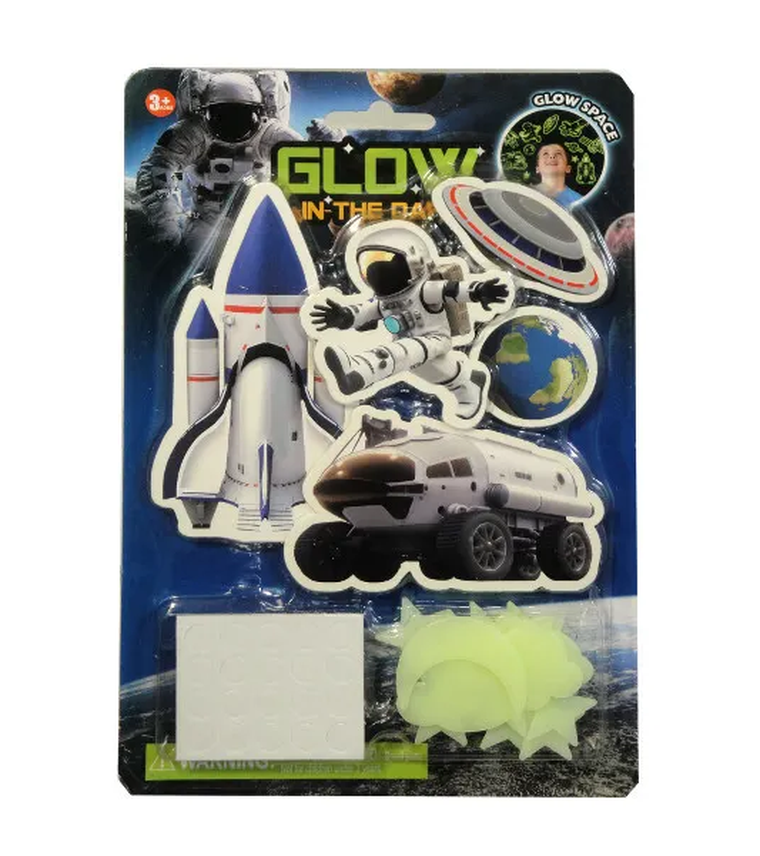 Swede, gwiazdy i kosmos, dekoracje ścienne świecące w ciemności