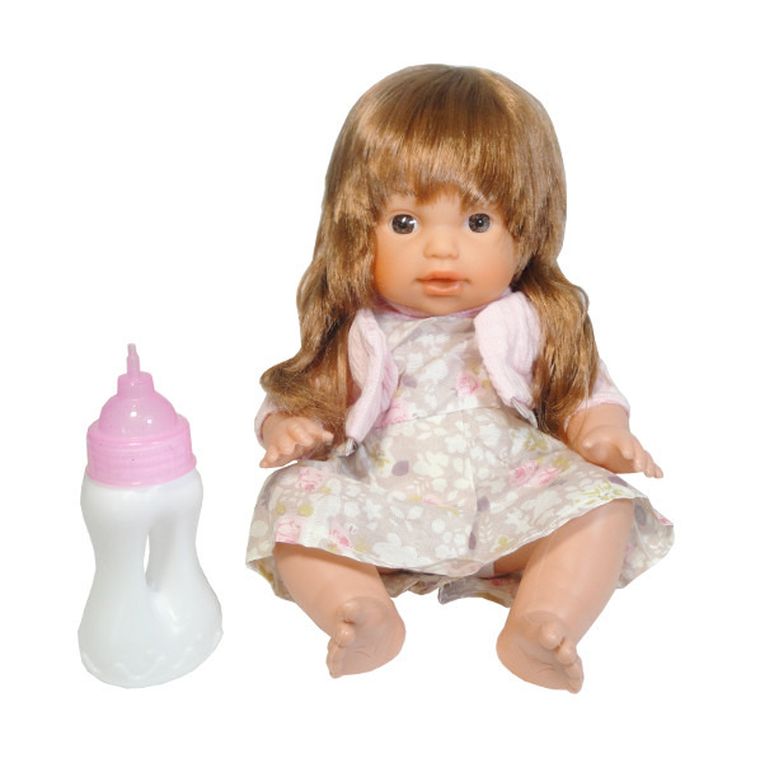 Swede, interaktywna lalka bobas z długimi włosami