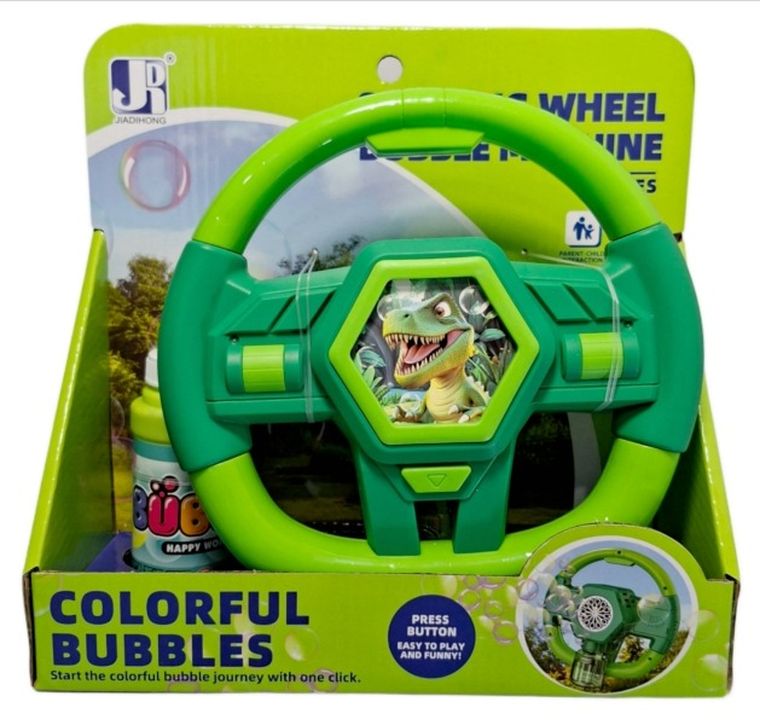 Swede, kierownica do baniek mydlanych, dinozaur