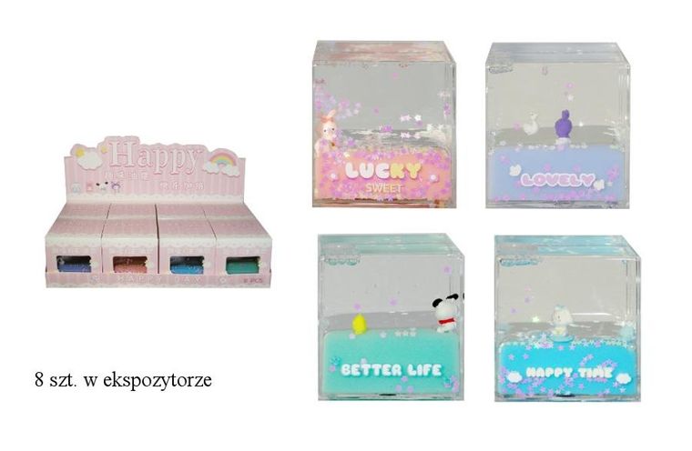 Swede, kostka z brokatem