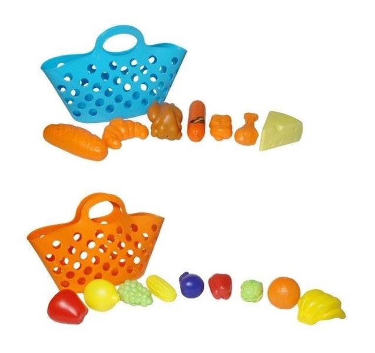 Swede, koszyk z owocami i warzywami