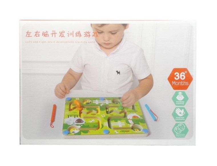 Swede, labirynt, zabawka drewniana