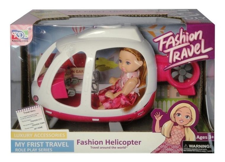 Swede, lalka w helikopterze