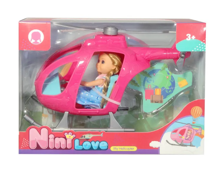 Swede, lalka w helikopterze