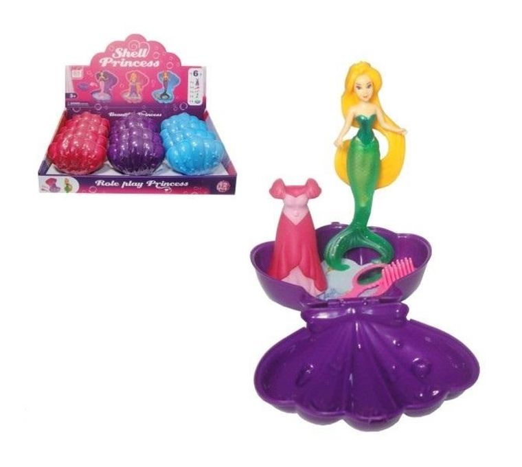 Swede, lalka w muszli, ogon syrenki