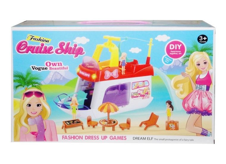 Swede, lalka z łodzią