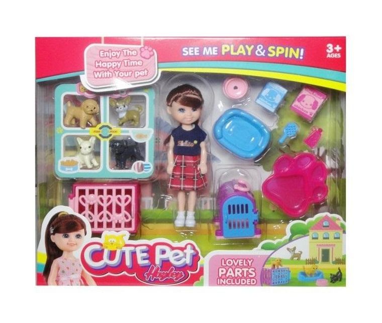 Swede, lalka ze zwierzątkami