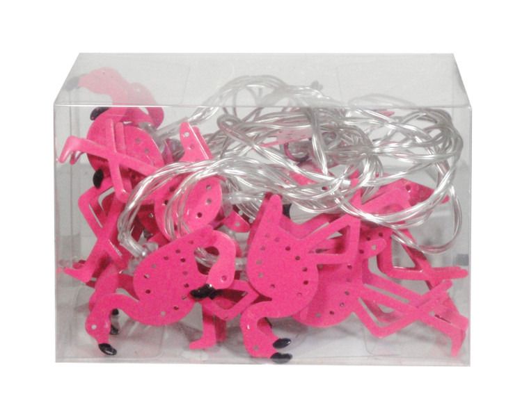 Swede, lampki, flamingi