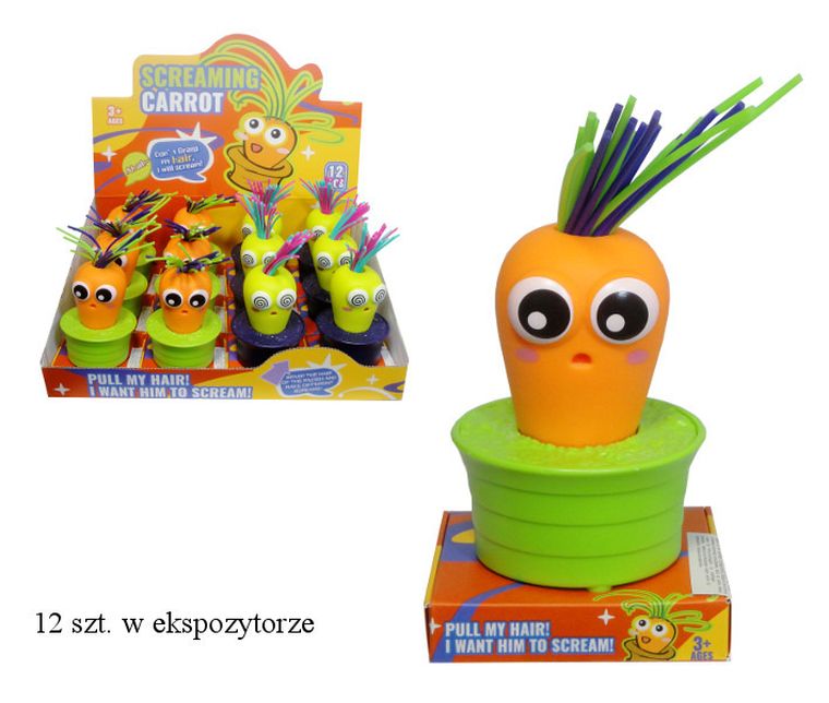 Swede, marchewka, figurka krzycząca