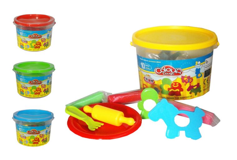 Swede, masa plastyczna, zestaw z akcesoriami, 10 kolorów