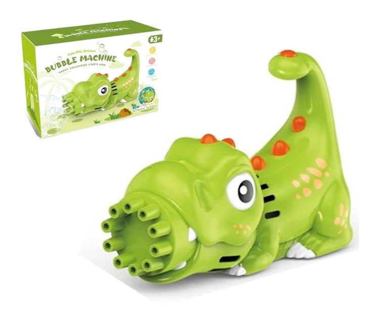 Swede, maszyna do baniek mydlanych, dinozaur