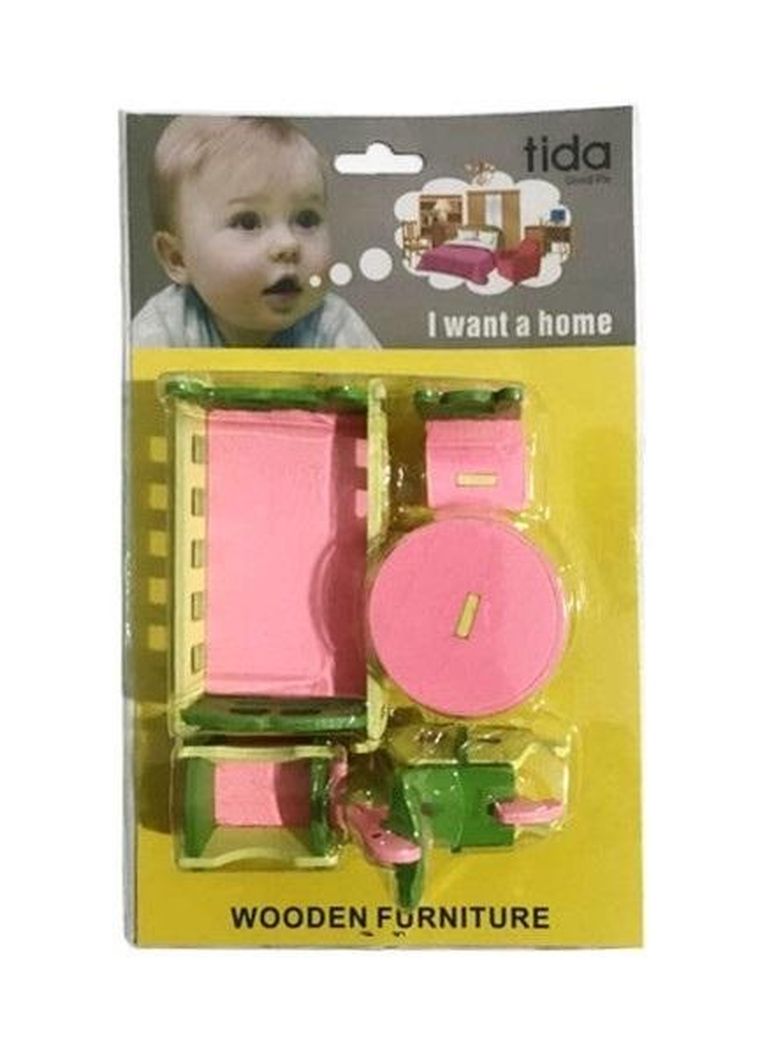 Swede, mebelki drewniane, 5 elementów