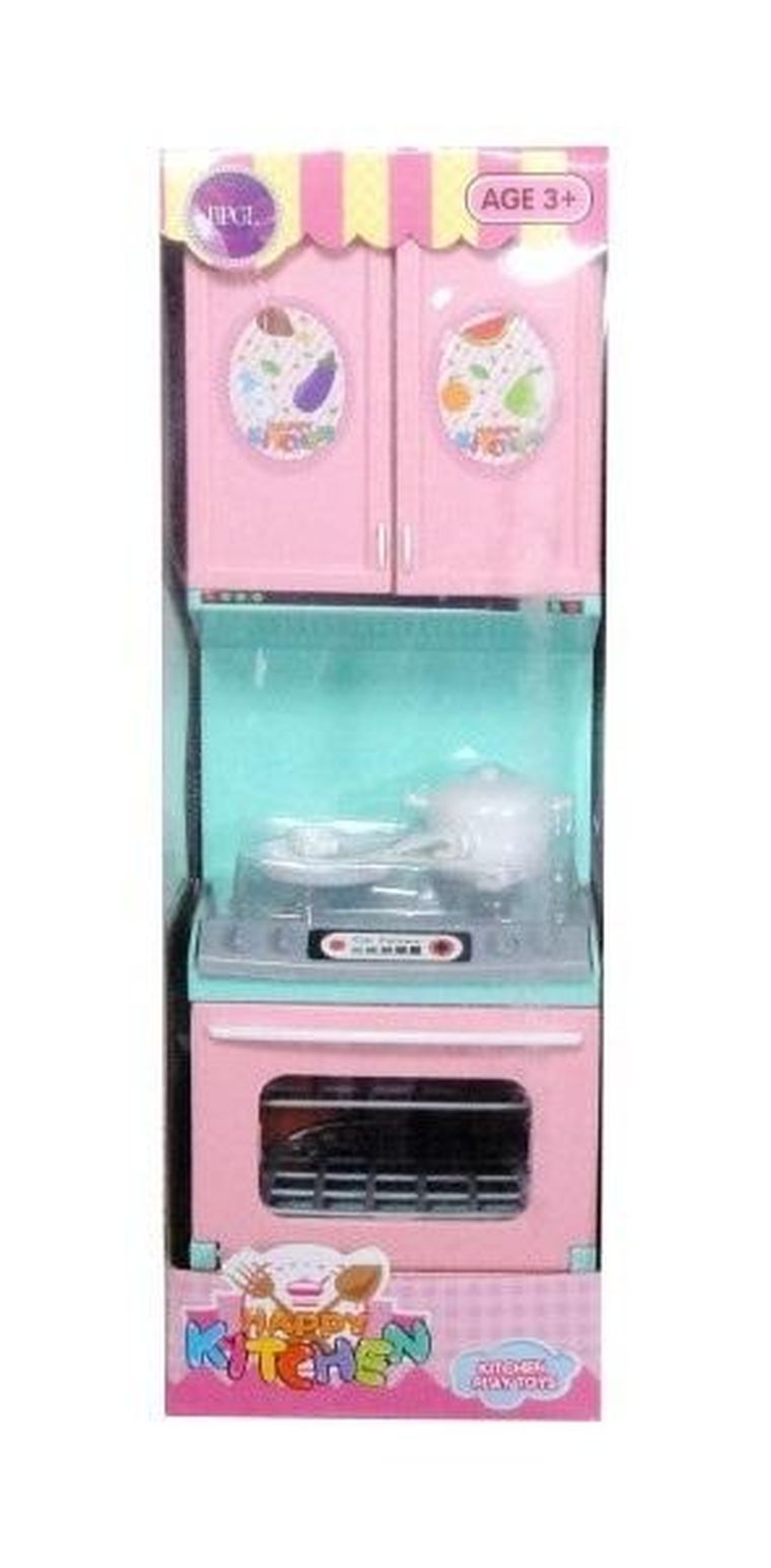 Swede, mebelki, kuchnia, różowa