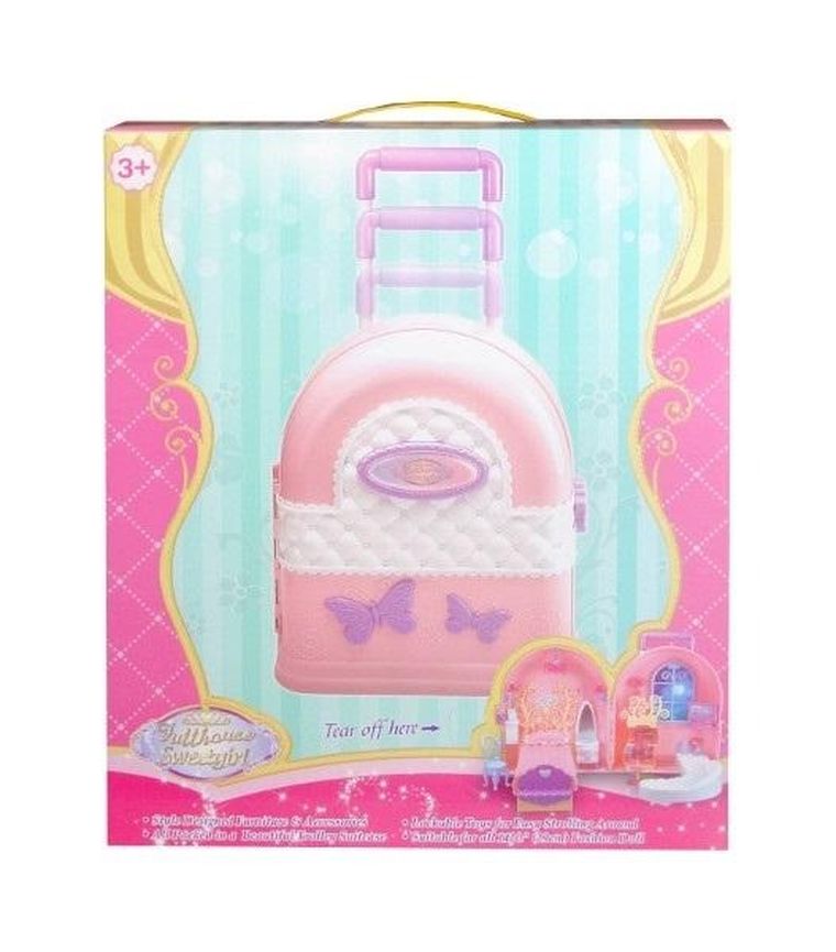 Swede, meble dla lalek w walizce