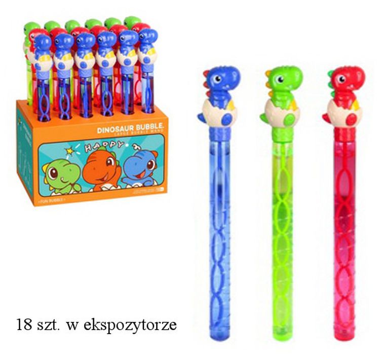 Swede, miecz na bańki mydlane, dinozaury, 1 szt.