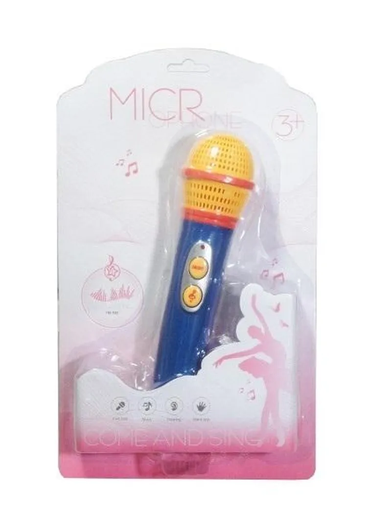 Swede, mikrofon, zabawka ze światłem i dźwiękiem