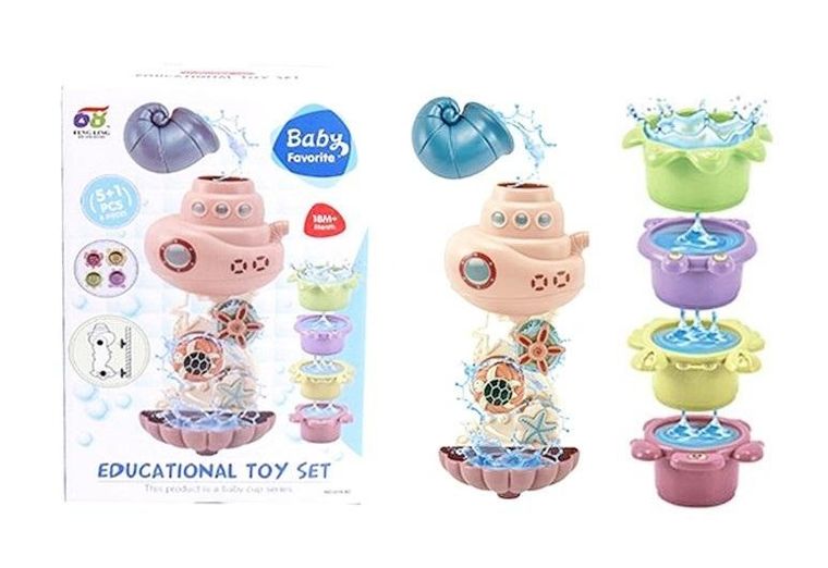 Swede, młynek z wiaderkami, zabawka do kąpieli