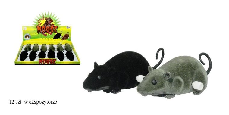 Swede, mysz, figurka nakręcana