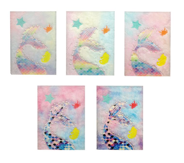 Swede, pamiętnik pluszowy z ogonem syrenki