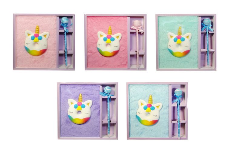 Swede, pamiętnik z długopisem, jednorożec, 1 szt.