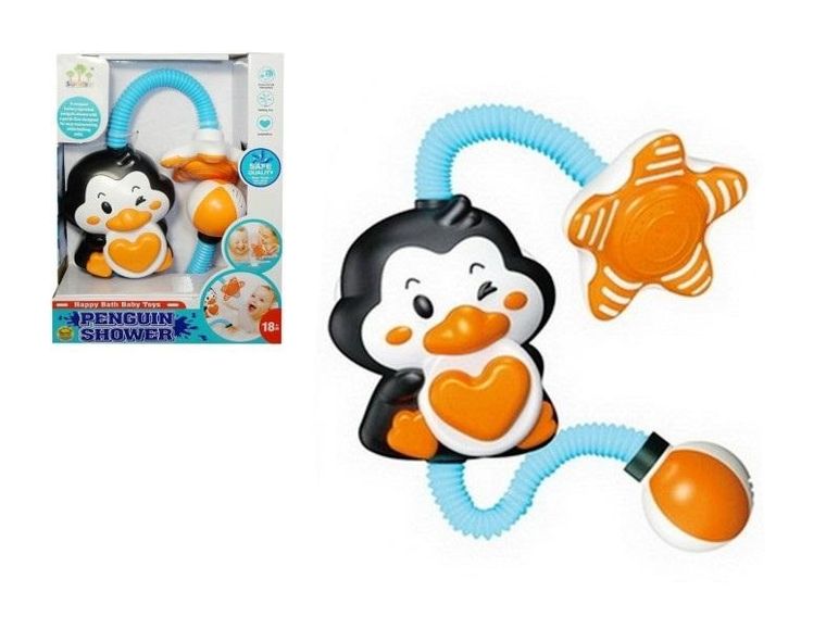 Swede, pingwinek z prysznicem