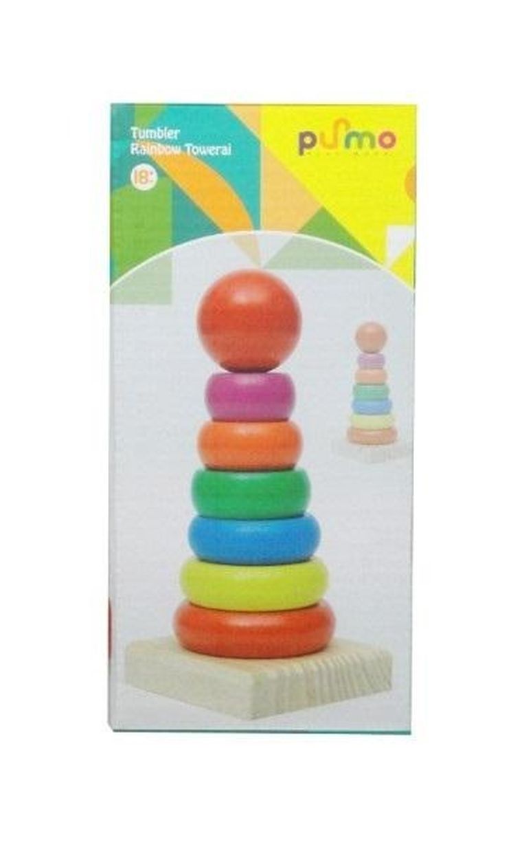 Swede, piramidka drewniana, zabawka niemowlęca