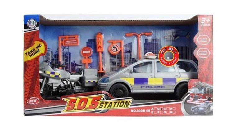 Swede, pojazd ratunkowy ze światłem i dźwiękiem, motor