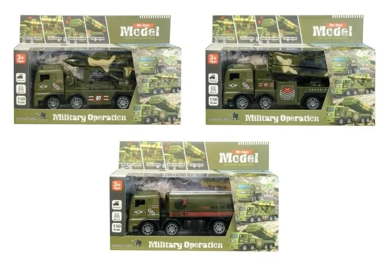 Swede, pojazd wojskowy, metalowy z napędem, 1 szt.