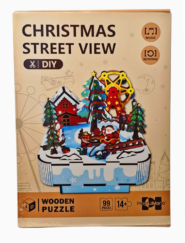 Swede, puzzle drewniane, 99 elementów