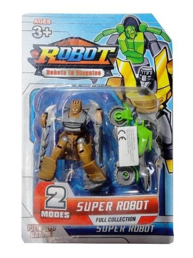 Swede, Robot, figurka z motocyklem