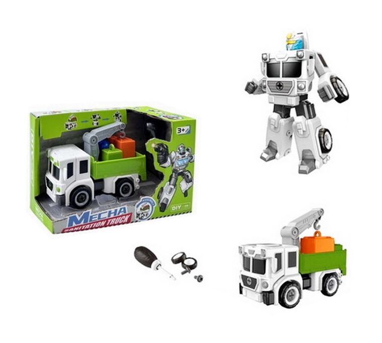 Swede, robot transformujący, 2w1 śmieciarka