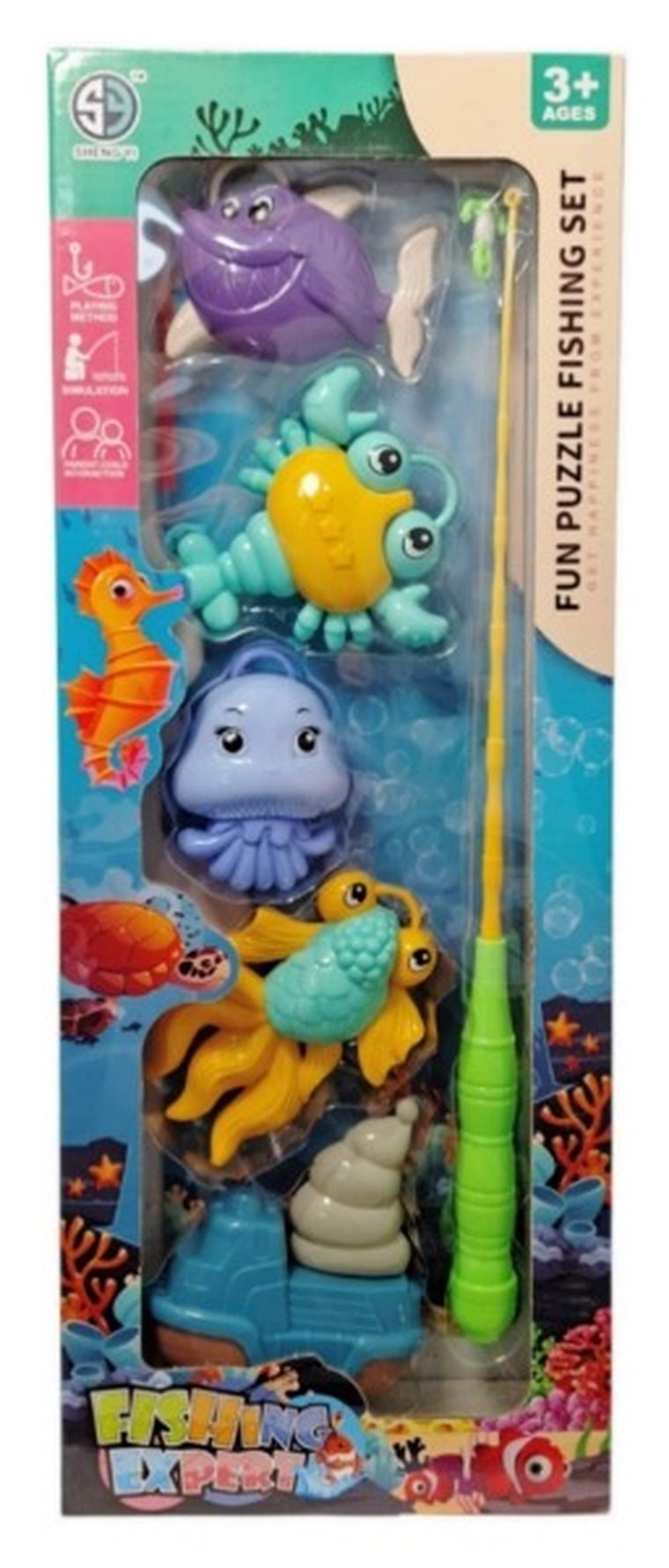 Swede, rybki z wędką, gra zręcznościowa