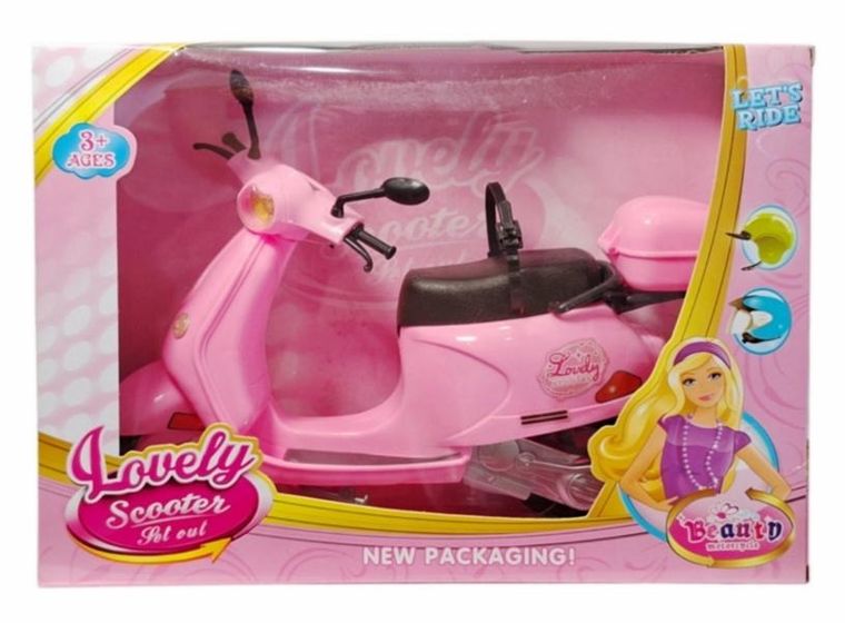 Swede, skuter dla lalki, różowy
